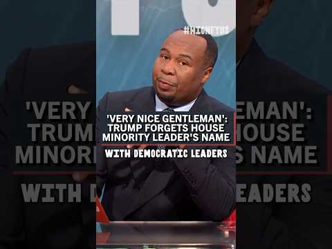 'Very nice gentleman': Trump forgets House minority leader's name