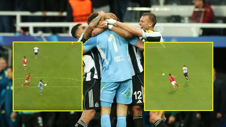 New footage of Nick Pope's 65-yard Harvey Barnes assist leaves Newcastle fans in awe