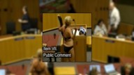 California woman strips at school board meeting in protest of trans policies