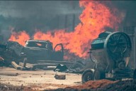 Incendio en depósito de Gualeguaychú afectó dos mil metros cuadrados de pallets y cartón