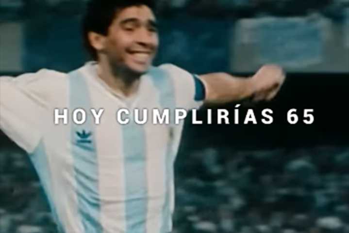 En su 65 aniversario, los mejores posteos del cumple de Maradona