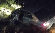 Despiste en la ruta A010: Un automovilista perdió el control pero resultó ileso
