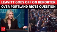Leavitt Clashes With Reporter As She Bashes Trump’s Portland Action