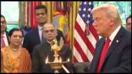 Trump hosts Diwali celebrations at White House, calls PM Modi ‘great person’
