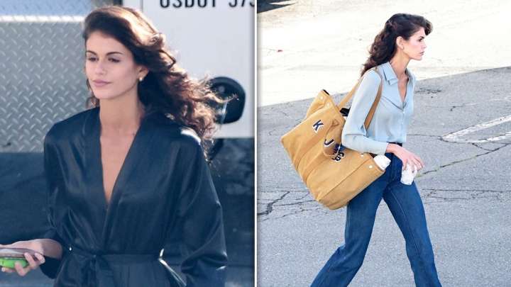 Kaia Gerber is Mom Cindy Crawford's Twin in First Look at New '80s Show