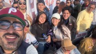 Alcalde de Culiacán marcha en CDMX en apoyo a Sheinbaum