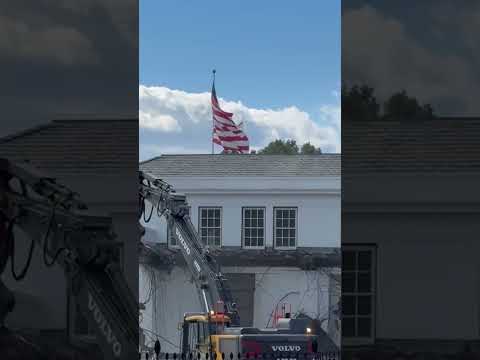 Demolition for new $250 million ballroom at White House begins #shorts