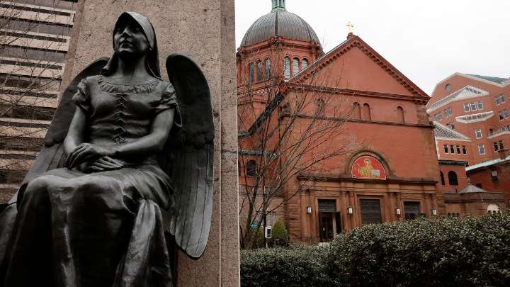 Man with possible fireworks arrested outside St. Matthew’s Cathedral