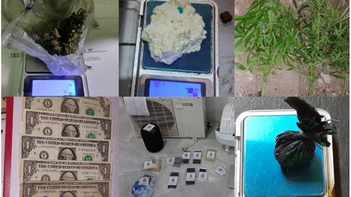 Operativo antidrogas en Colón: seis detenidos y múltiples secuestros tras allanamientos simultáneos