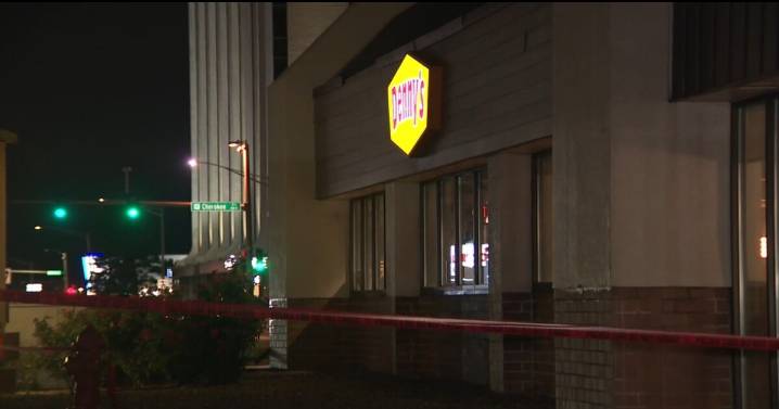 Englewood officer injured in stabbing at Denny’s restaurant; suspect shot, hospitalized, police say