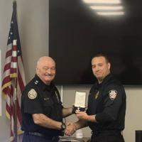 Billings Police Officer Shaffer honored for saving lives at Lake Elmo
