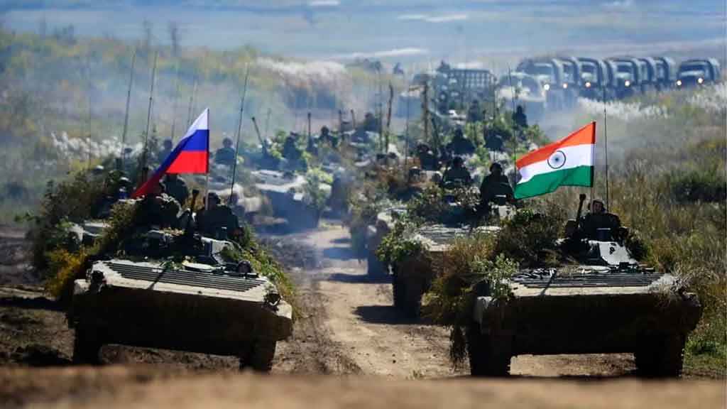 India y Rusia en ejercicios militares conjuntos