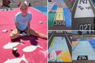 Colorado teen wins legal battle to repaint school parking space with Christian design
