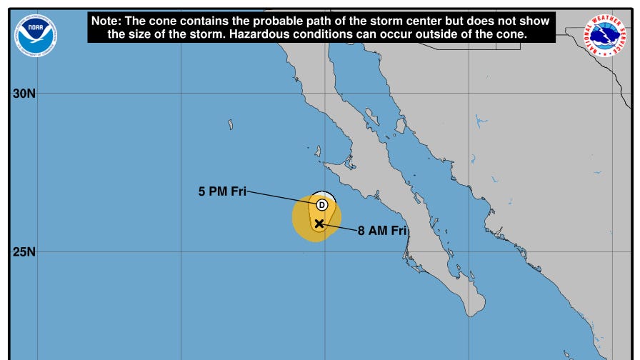 Track Priscilla as storm brings risk of flash flooding to southwest US