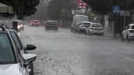Una tormenta eléctrica descarga con intensidad sobre Granada y el Área Metropolitana