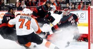 Jarvis scores winner late in OT as Hurricanes top Flyers 4