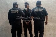 Policía de Progreso captura a presunto ladrón tras operativo en Chicxulub Puerto
