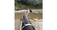 Huixquilucan pone red contra basura en presa