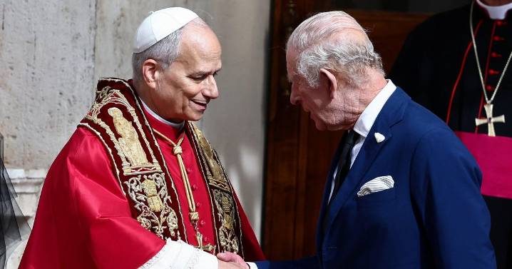 King Charles and Pope Leo pray together at Vatican in historic first 500 years after Anglican