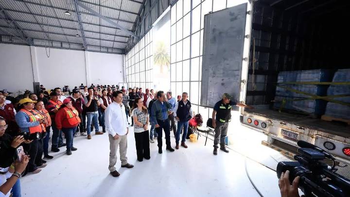Lluvias en Hidalgo: Senado envía víveres a comunidades afectadas