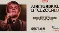 Concierto de Juan Gabriel en Bellas Artes será proyectado en Zócalo de la CDMX