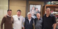 Hugo Moyano se mostró con un candidato a la CGT y los dos sectores en pugna pactaron bajar las tensiones