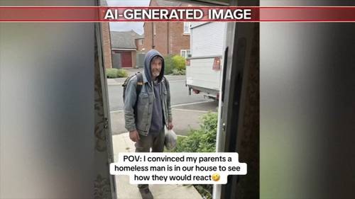 'AI homeless man prank:' Police issue new warning about AI trend faking intruder in home