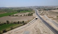Ositrán supervisa obras en la Panamericana Sur: intercambio vial Bujama registra avance del 90 %