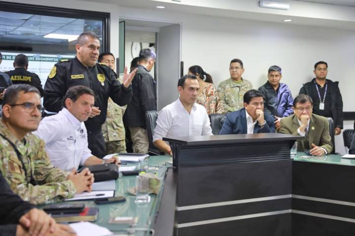 Presidente José Jerí encabeza operativo en en penal Lurigancho