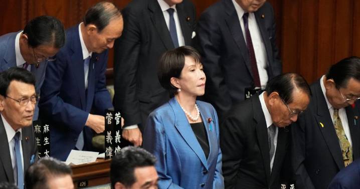 Japan's parliament elects Sanae Takaichi as nation's first female prime minister