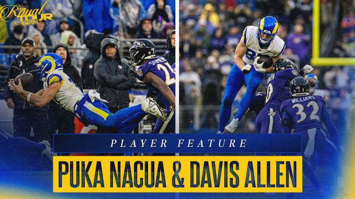 Feature: Puka Nacua and Davis Allen's performances at Baltimore in 2023 produced highlight