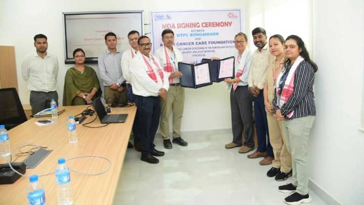 NTPC Bongaigaon, Assam Cancer Care Foundation Join Hands for Cancer Care Project in Kokrajhar