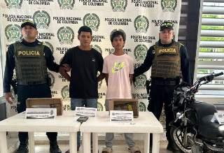 Cayeron ‘El Didier’ y ‘el Iván’ cuando hurtaban a dos mujeres