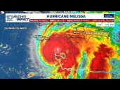 Weather Impact Live: Tracking Hurricane Melissa as it's forecast to intensify
