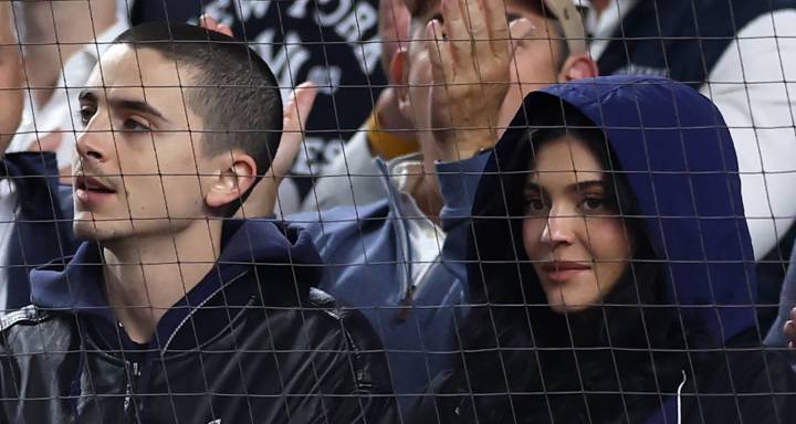 Timothee Chalamet & Kylie Jenner Spend the Night at New York Yankees Game | Kylie Jenner, Timothee Chalamet 