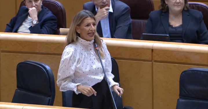 Los errores de Yolanda Díaz provocan una carcajada general en el Senado: "Queda Gobierno de corrupción para rato"