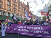 London protests LIVE: Police brace as UKIP march rerouted to Kensington after Whitechapel ban