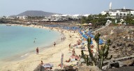 Brit tourist dies and another injured as hotel railing 'gives way' in horror fall