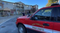 Southgate senior facility that partially burned Friday on fire again