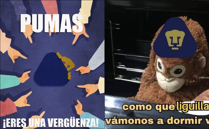 Pumas: El equipo auriazul es víctima de los MEMES tras empatar con Monterrey y sumar cinco juegos sin poder ganar