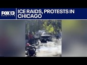 ICE raids spark protests, tear gas use in Chicago, IL