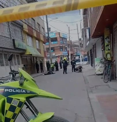 Video: tiroteo en Bogotá deja dos presuntos delinceuntes sin vida