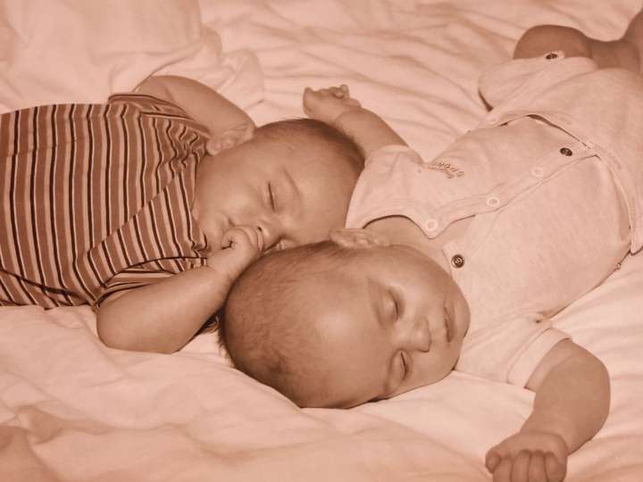 I thought my twins were fraternal, but no one can tell them apart. They refused to take a DNA test for me.