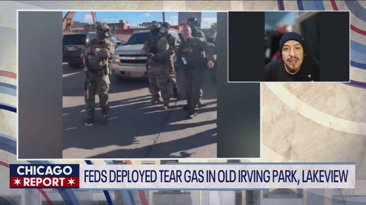 Feds deployed tear gas in Irving Park, Lake View