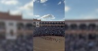 Las Ventas se rinde al himno nacional en el Día de la Hispanidad