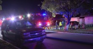 Crews battle house fire on the city's Westside
