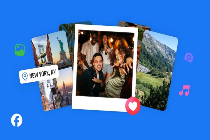 Facebook lanza función para crear collages y ediciones divertidas con tus fotos y videos