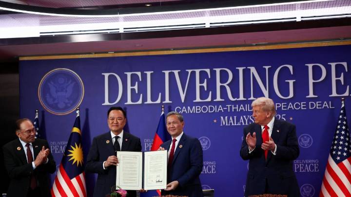 Trump se retrata como “artífice” de otro acuerdo de paz, en el sudeste asiático