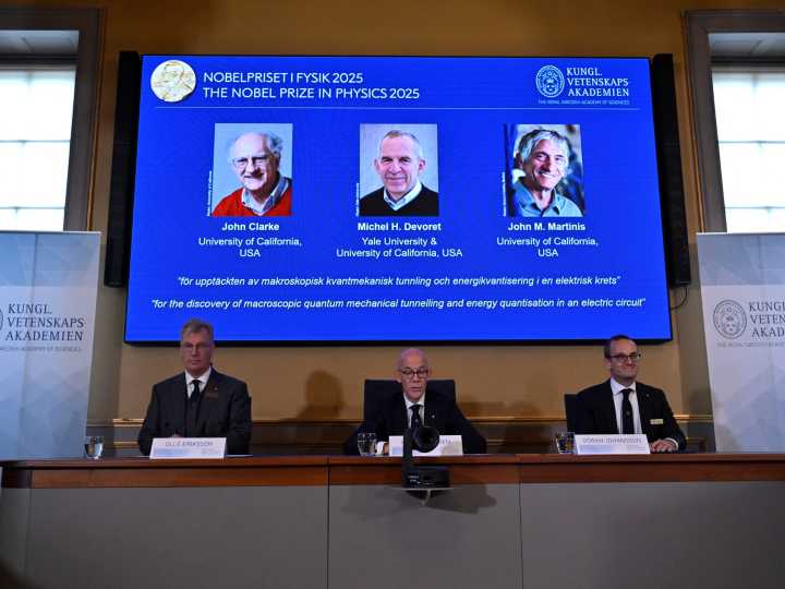 Nobel Prize for Physics awarded to trio for quantum mechanics discoveries