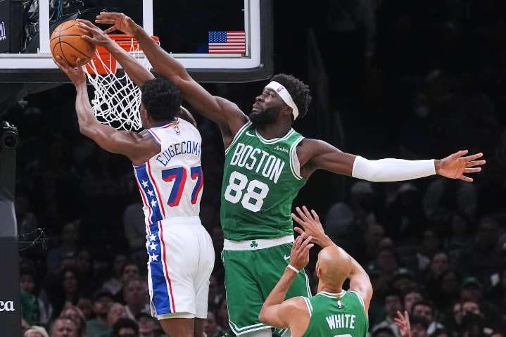 Boston Celtics big man a bright spot in starting role in 76ers loss
